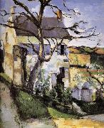 Paul Cezanne and tree house France oil painting artist
